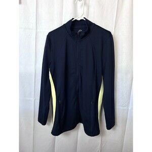 Talbots Blue Track Jacket 50+ UPF Protection Activewear Size Large‎ LRD1-2
